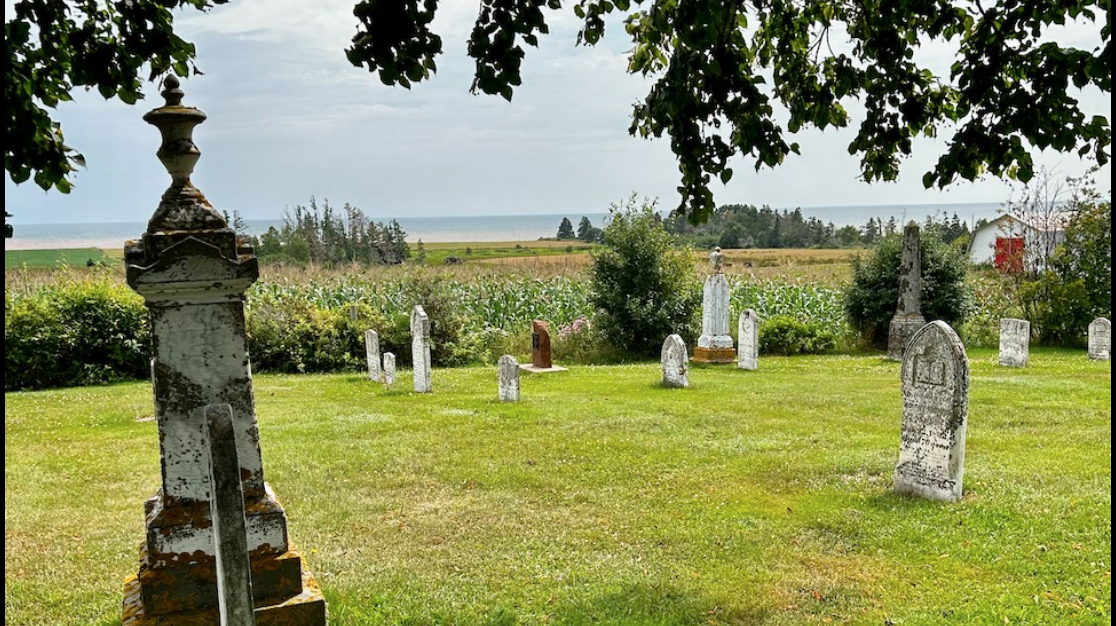 old cemetery by the sea